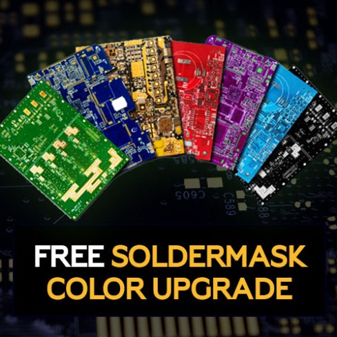 Free Soldermask Color Upgrade